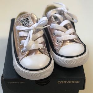 Toddler Rose Gold Converse